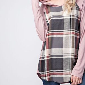 ✨ Cheetah / pink tunic long sleeve sweater✨